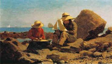 Winslow Homer The Boat Builders Spain oil painting art